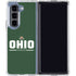 Ohio University Ohio Bobcats Logo Galaxy Z Fold5 5G Clear Case